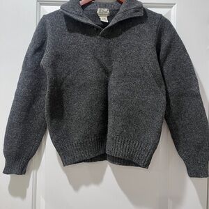 L.L. Bean Gray Pullover Sweater